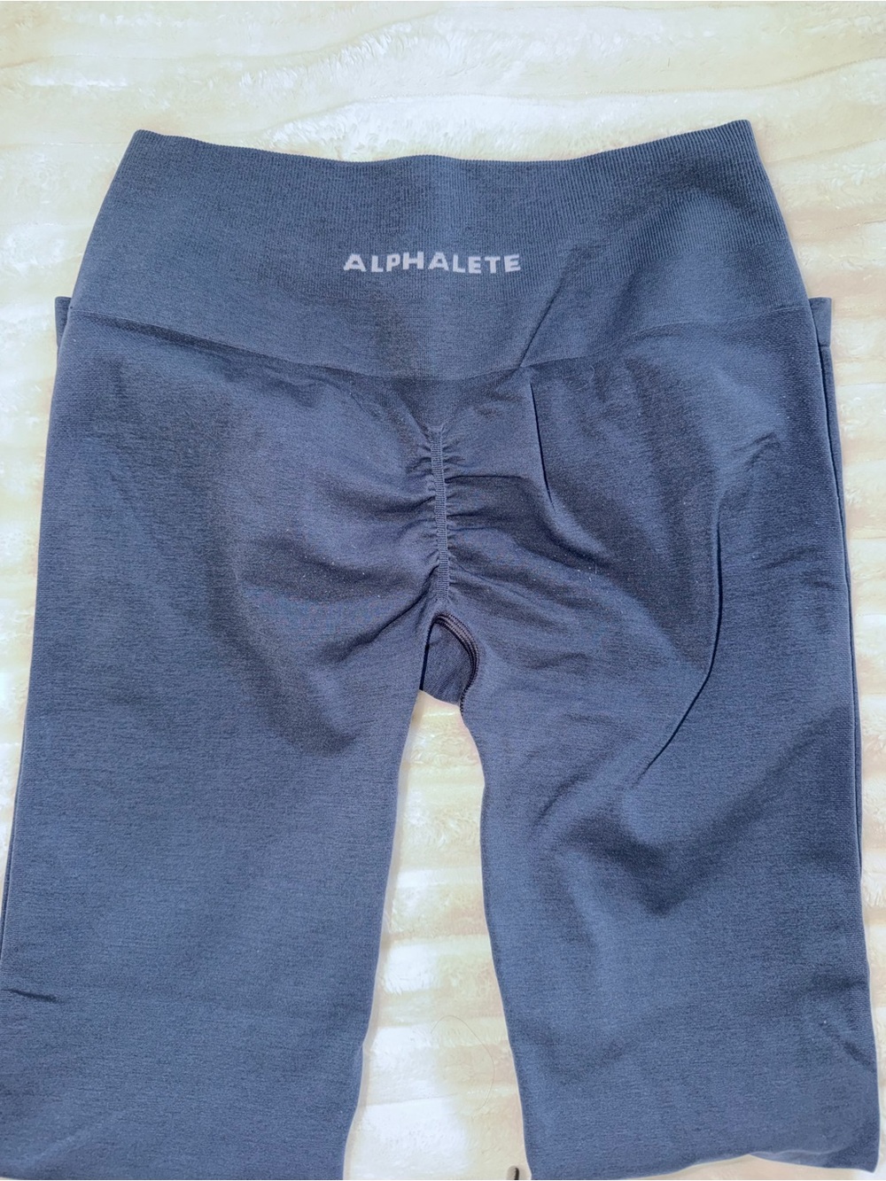 Alphalete Kids' Charcoal Seamless Bike Shorts